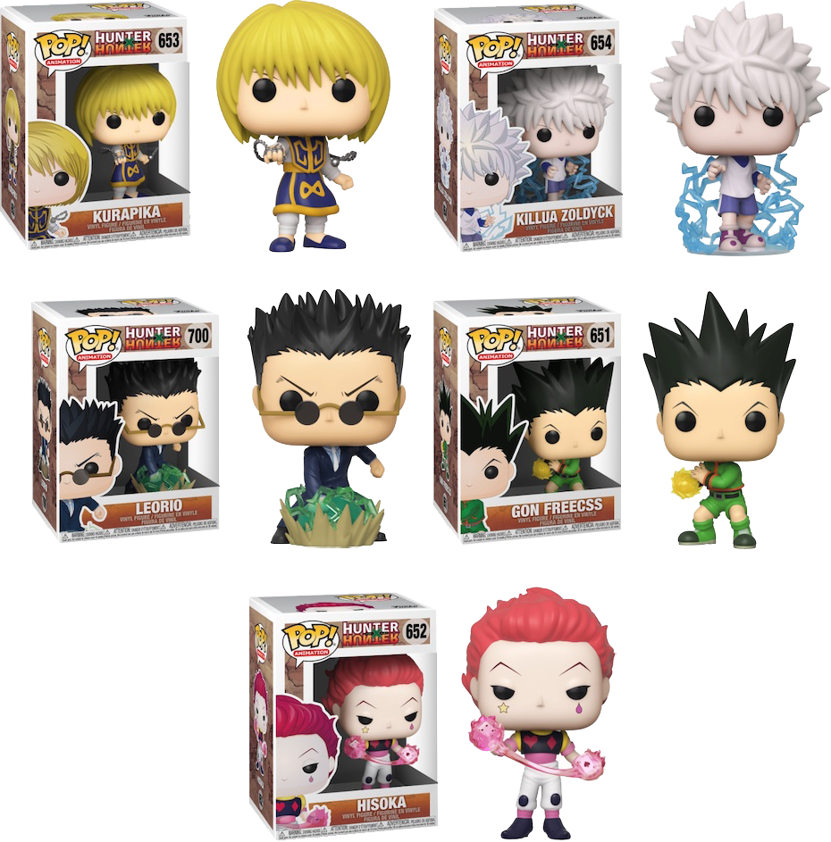 Hunter x Hunter Desktop Hunter 3 Complete Set of 6 Figures Re-ment