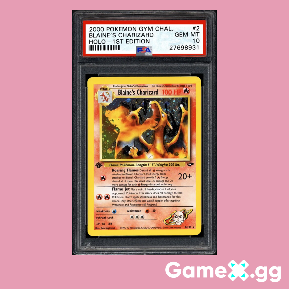 Blaine's Charizard Energy Symbol Misprint