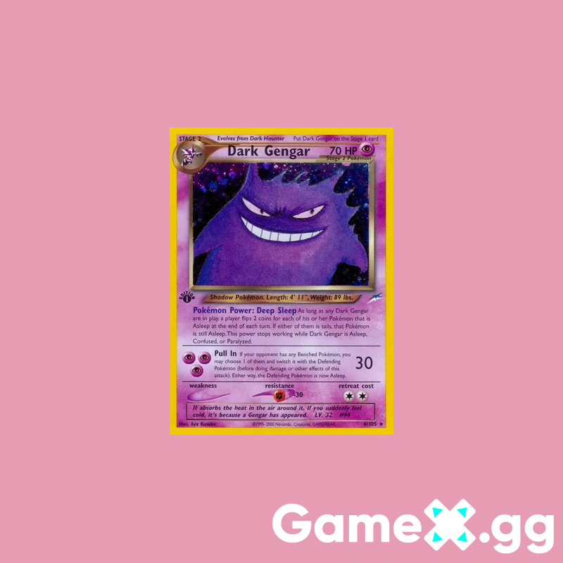 DarkGengar  Gengar pokemon, Pokemon backgrounds, Ghost pokemon