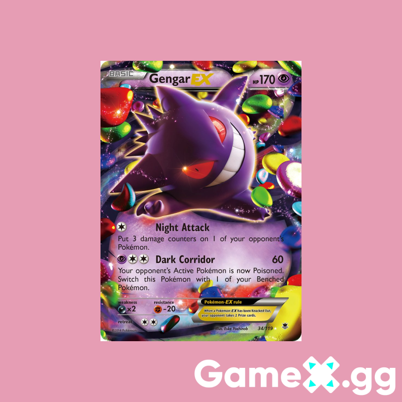 Verified M Gengar-EX - Phantom Forces by Pokemon Cards