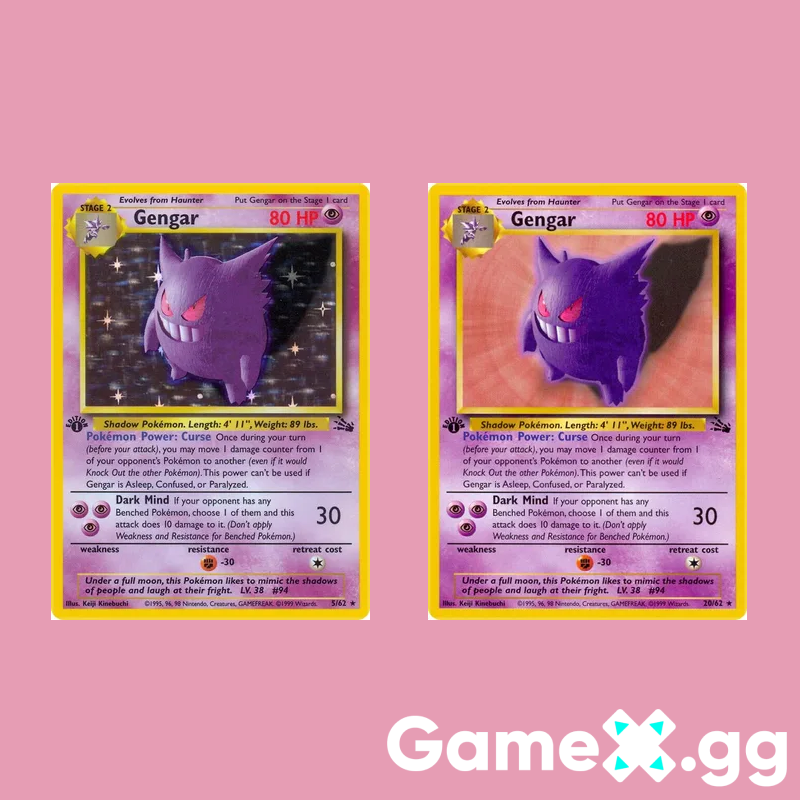 Holo Gengar Fossil Non Holo