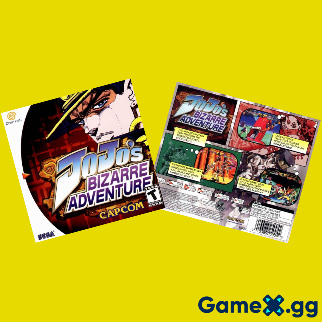 JoJo's Bizarre Adventure Sega Dreamcast