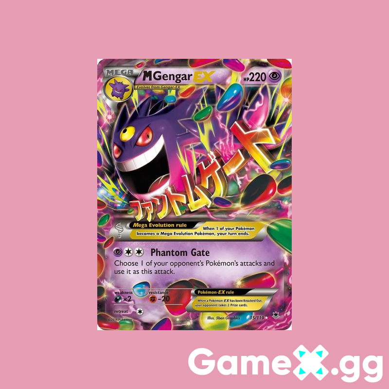 Mega-Gengar-pokemon-wallpaper  Pokemon cards, Cool pokemon cards, Rare  pokemon cards