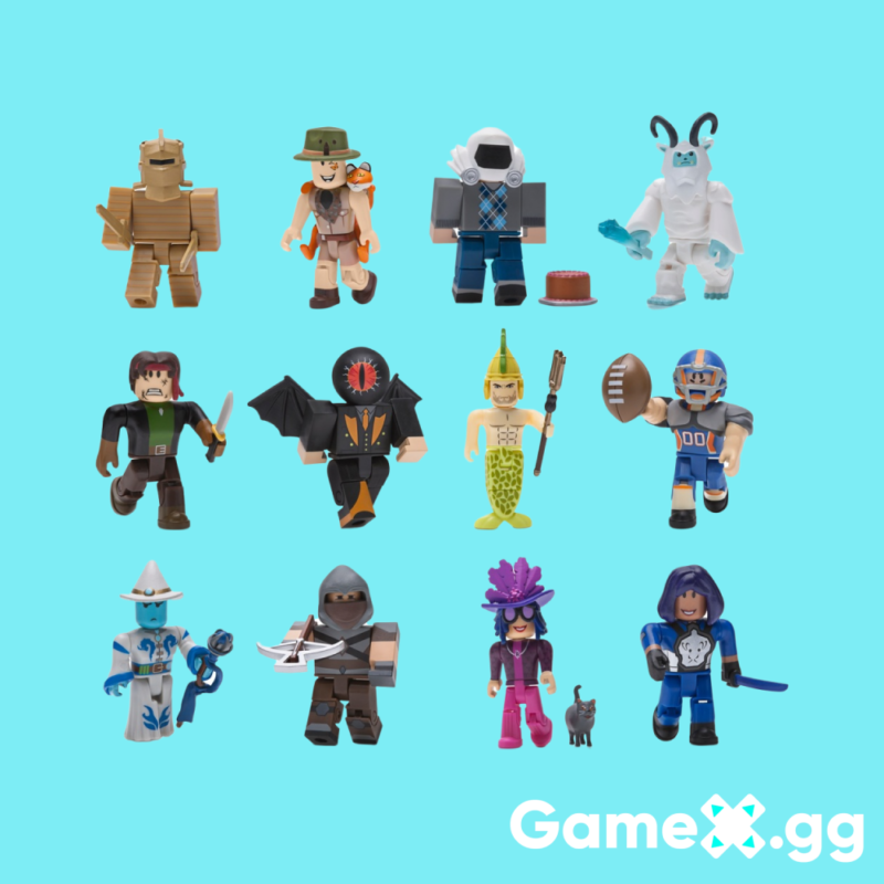 Roblox Celebrity Collection - Kingdom Simulator: Thunder Saint & Sword  Saint Game Pack [Includes Exclusive Virtual Item] : : Toys & Games