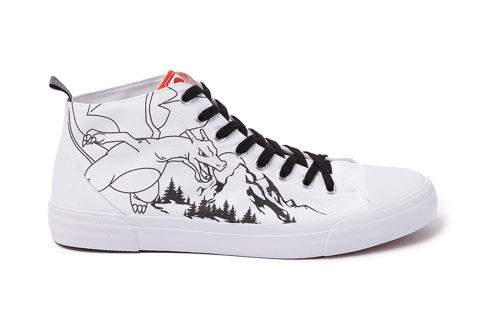 Akedo x Zavvi Pokemon Charizard Signature High Tops