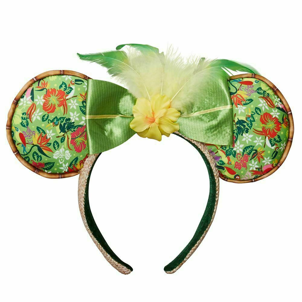 Floral GG Leather Minnie Ears, GG Minnie Ears