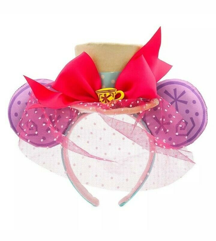 Minnie Mouse Main Attraction March Mad Tea Party Ear Headband