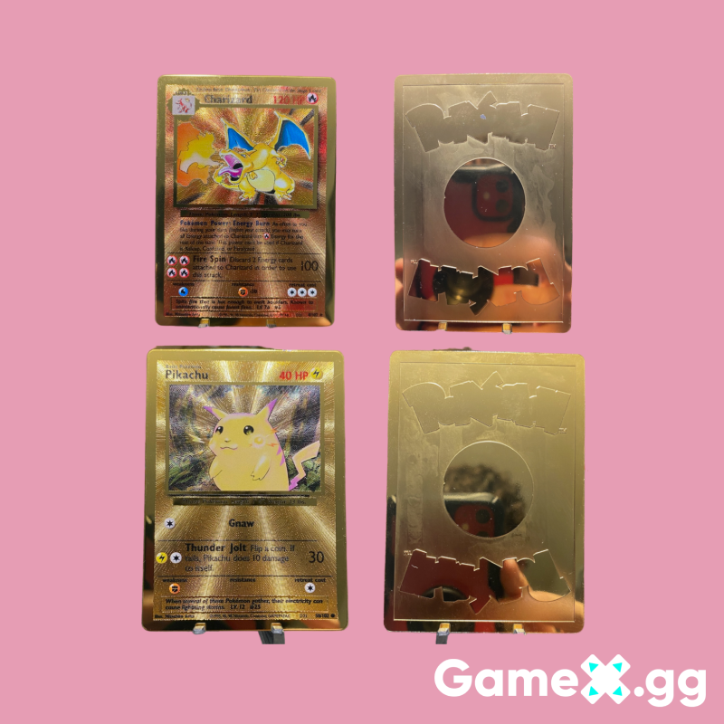 Pokemon metal card backs