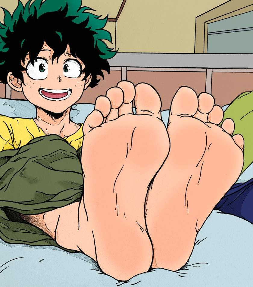 Deku mha feet