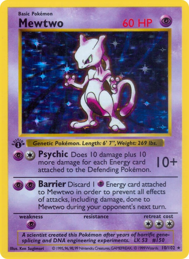 Mewtwo 1st Edition