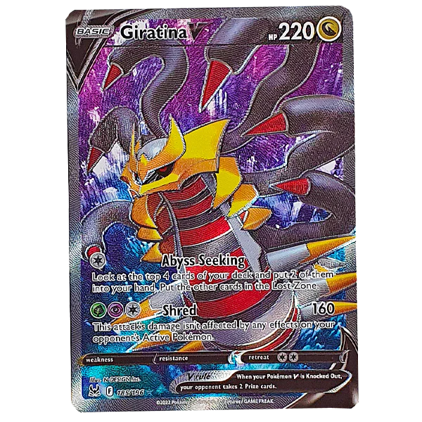 art] DAY2 of posting recolored pokemon cards. Giratina LV.X from Platinum  booster pack but shiny! : r/ShinyPokemon