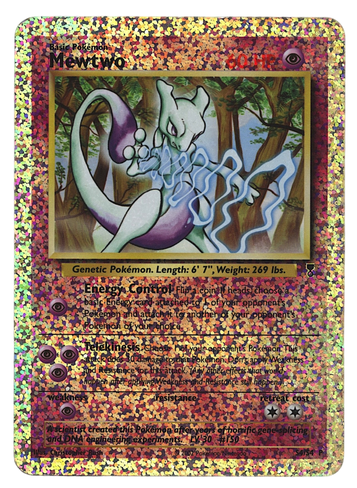 Mewtwo Box Topper Card